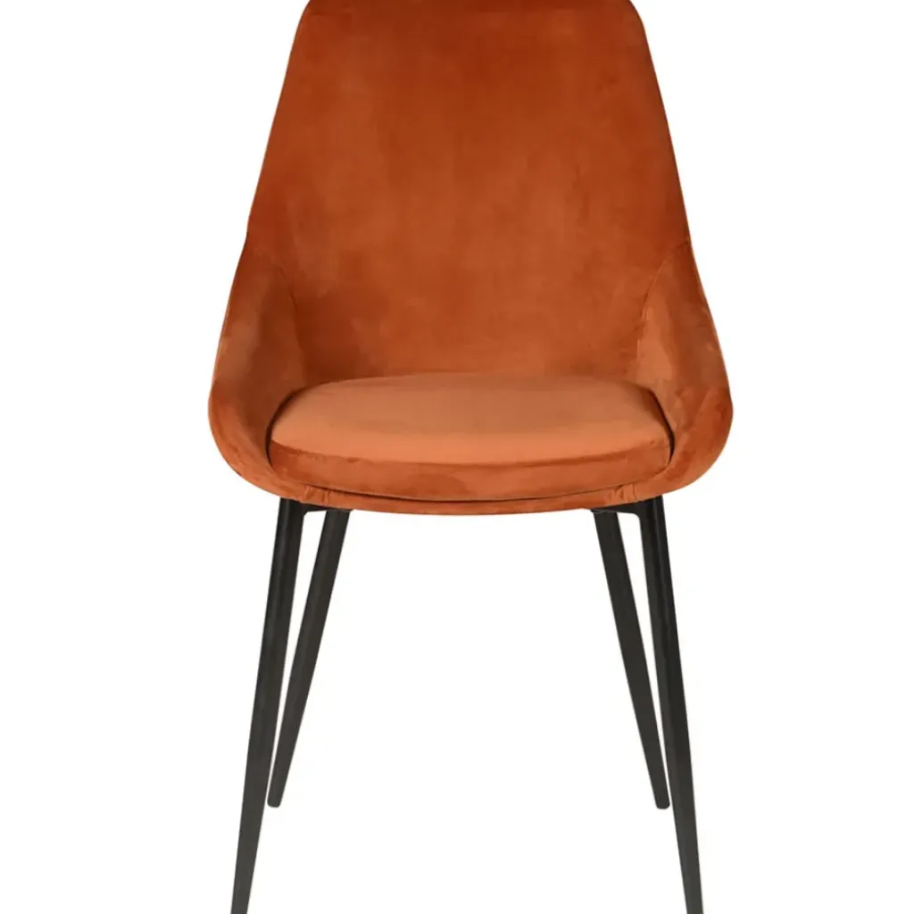 Fabrique de Styles Chaise de salle à manger en velours - Ben* Chaises