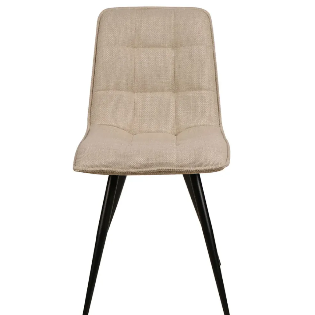 Fabrique de Styles Chaise de salle à manger en tissu matelassé - Alize* Chaises