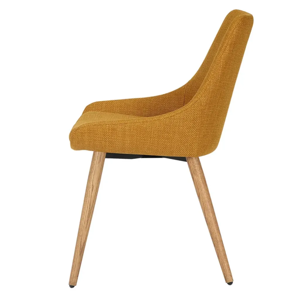 Fabrique de Styles Chaise de salle à manger en tissu - Ben* Chaises