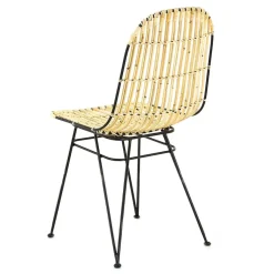 Fabrique de Styles Chaise en rotin et metal - KUBU* Chaises