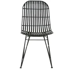 Fabrique de Styles Chaise en rotin naturel et metal - KUBU* Chaises