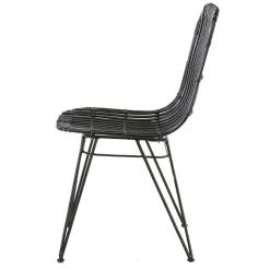 Fabrique de Styles Chaise en rotin naturel et metal - KUBU* Chaises