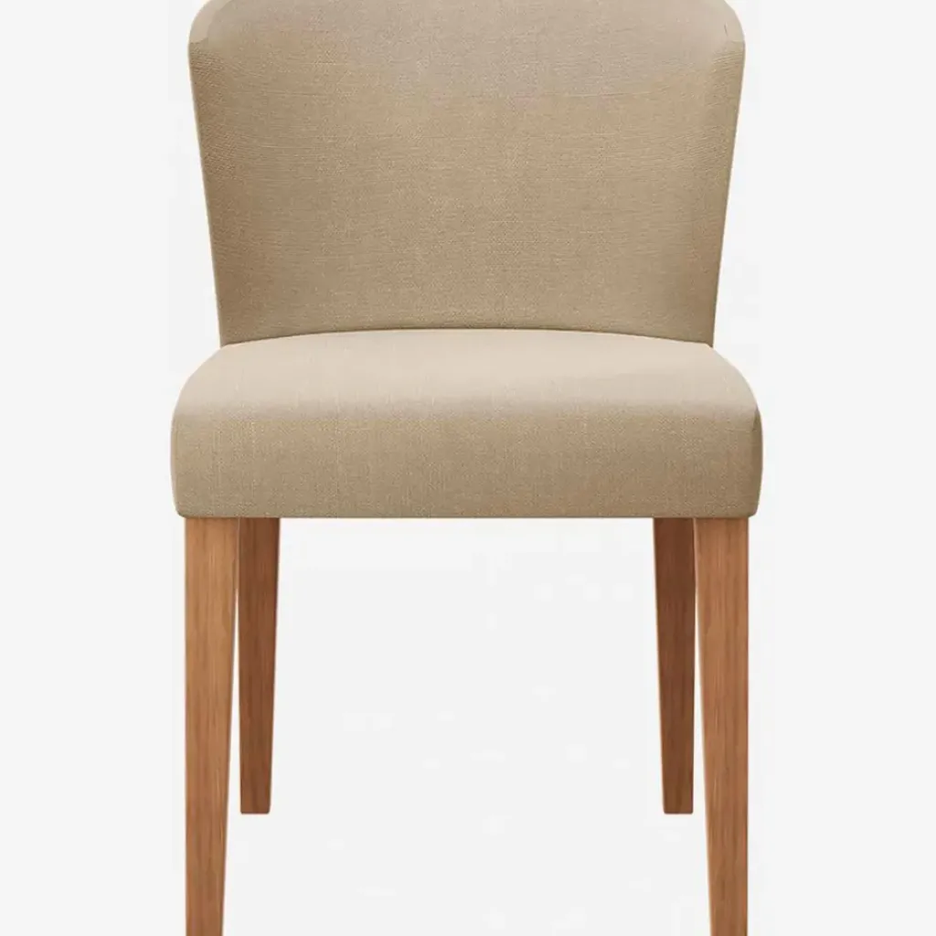 Fabrique de Styles Chaise en tissu tapissée beige - Valentina* Chaises