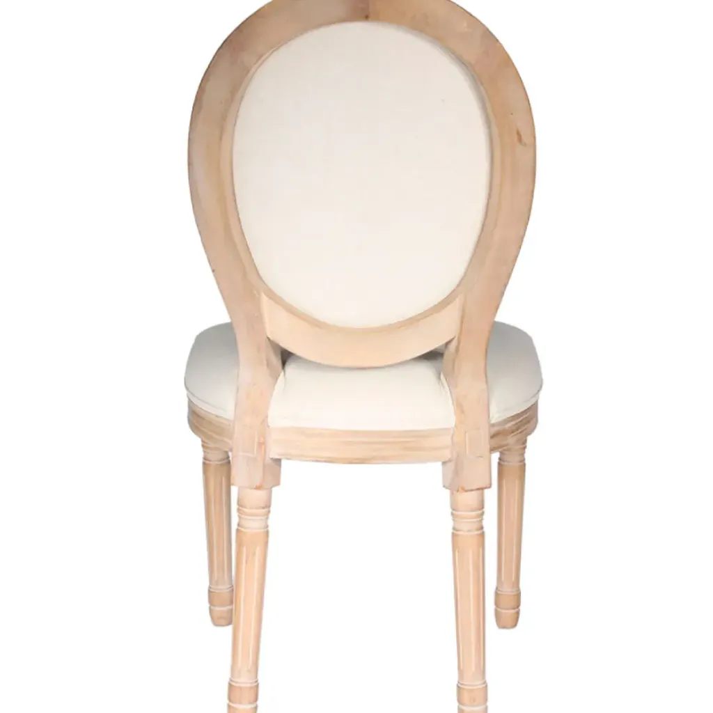 Fabrique de Styles Chaise medaillon en bois d'hévea* Chaises