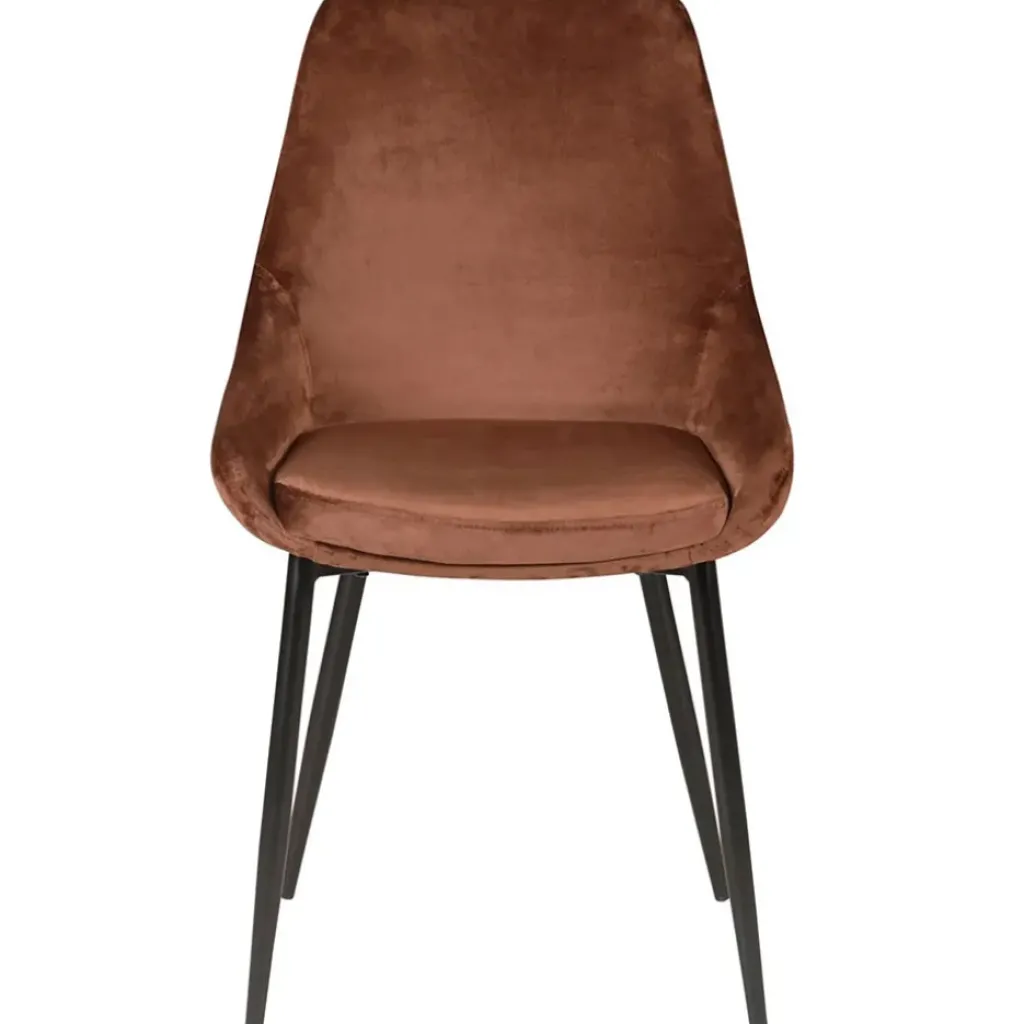 Fabrique de Styles Chaise salle à manger en velours - Ben* Chaises