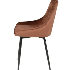 Fabrique de Styles Chaise salle à manger en velours - Ben* Chaises