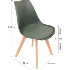Fabrique de Styles Chaise salle à manger scandinave - Samantha* Chaises