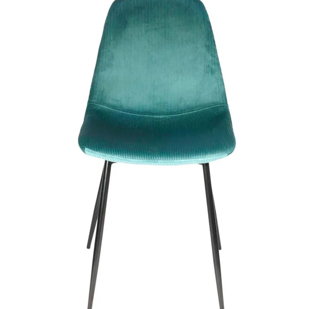 Fabrique de Styles Chaise salle a manger en velours cotelé canard - Julia* Chaises