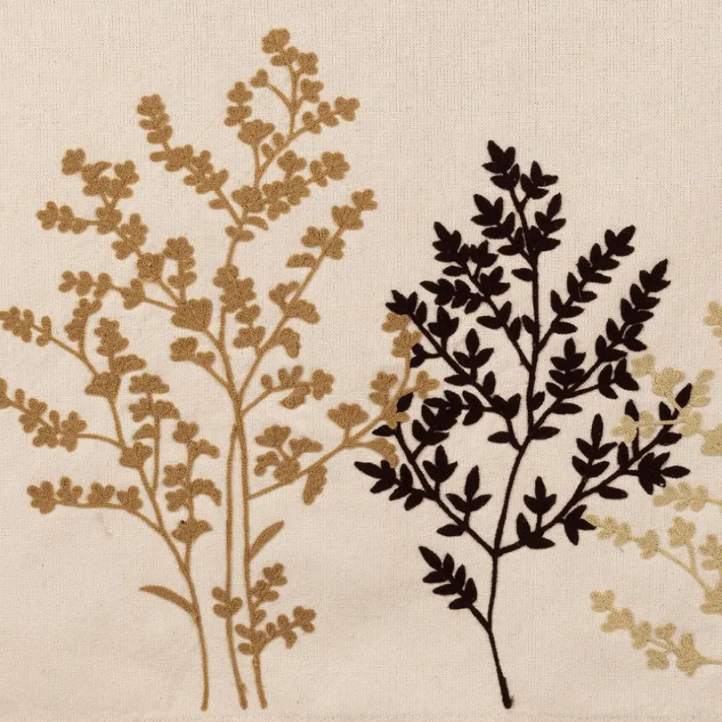 Fabrique de Styles Chemin table en coton avec broderies 160x50cm - Adelie* Chemins De Table