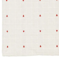 Fabrique de Styles Chemin table en coton 45x150cm - P'tits coeurs* Chemins De Table