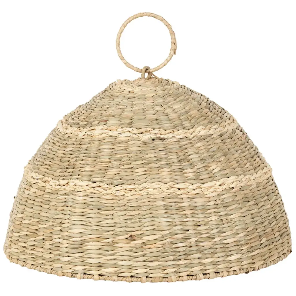 Fabrique de Styles Cloche en jonc de mer d35cm - Recif* Bonbonnières, Cloches Et Coupes