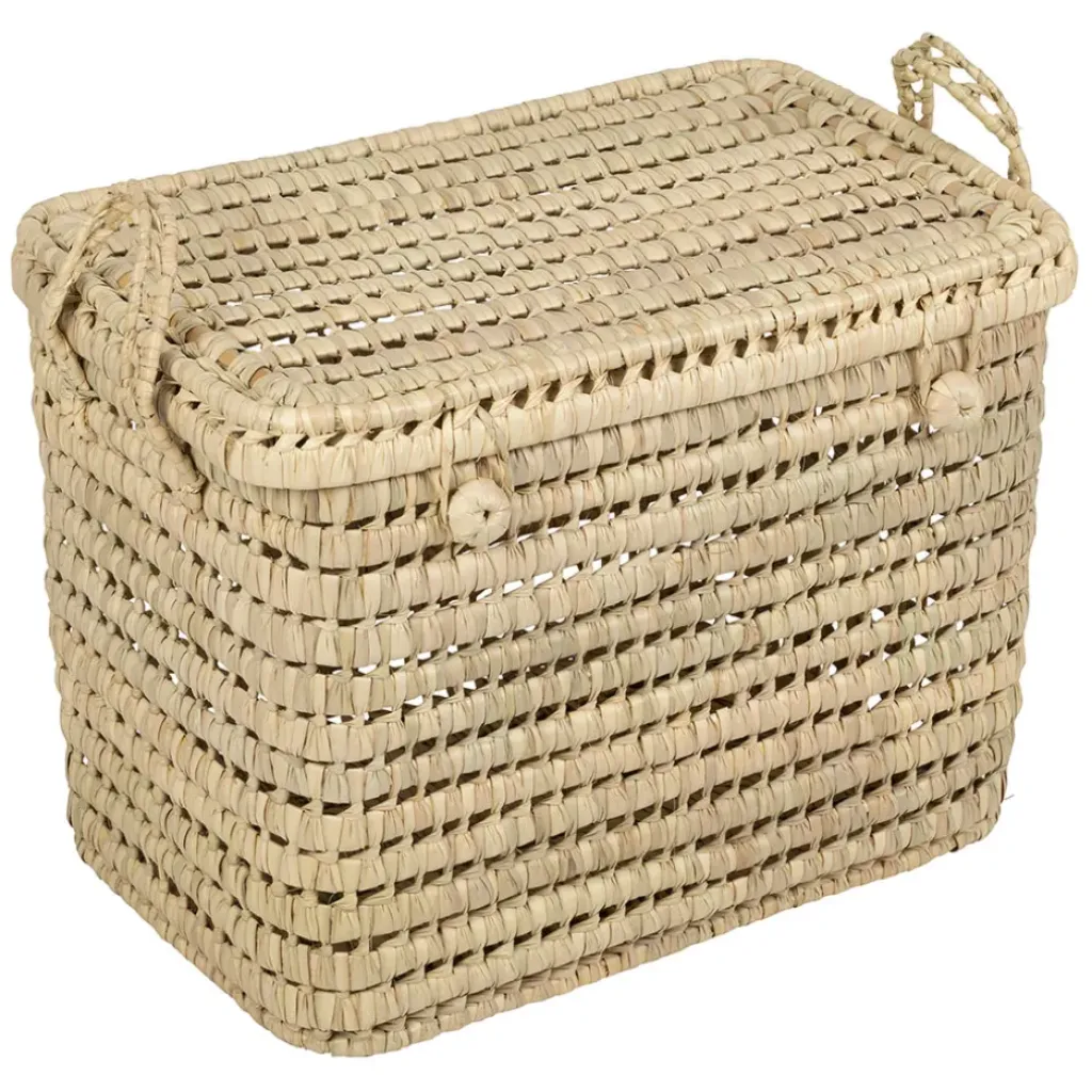 Fabrique de Styles Coffre en feuille de palmier - Beezz* Petits Rangements