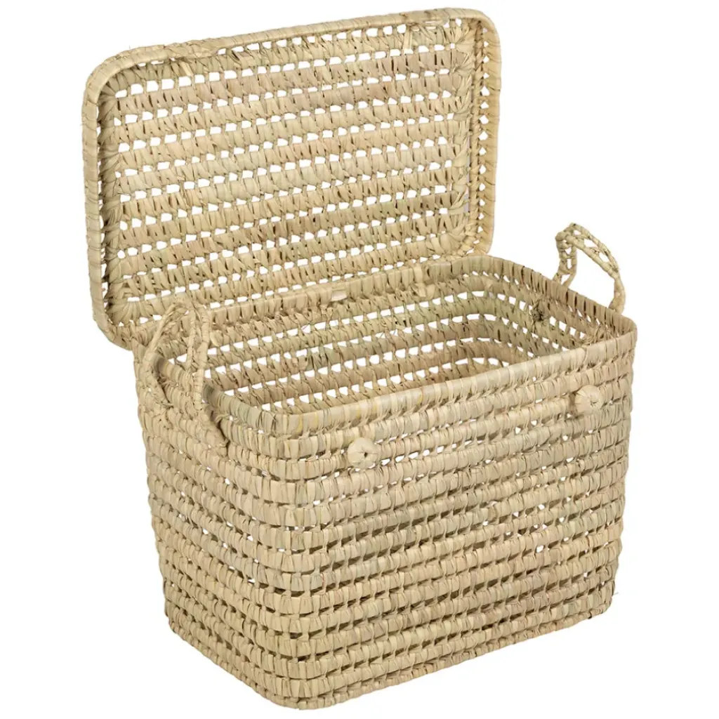 Fabrique de Styles Coffre en feuille de palmier - Beezz* Petits Rangements