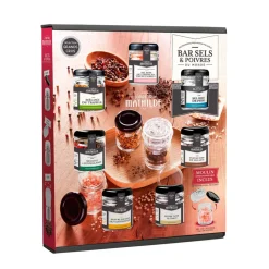 Fabrique de Styles Coffret bar sel et poivre du monde* Condiments Et Épices