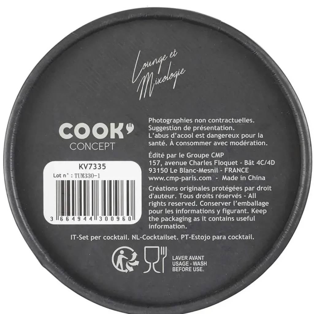 Fabrique de Styles Coffret cocktail 4 pièces* Accessoires Vin Et Cocktails