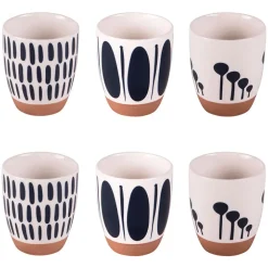 Fabrique de Styles Coffret de 6 tasses 10cl - Mikonos* Tasses Et Mugs