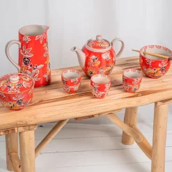 Fabrique de Styles Coffret de 4 tasses en grès rouge 15cl - Ava* Tasses Et Mugs