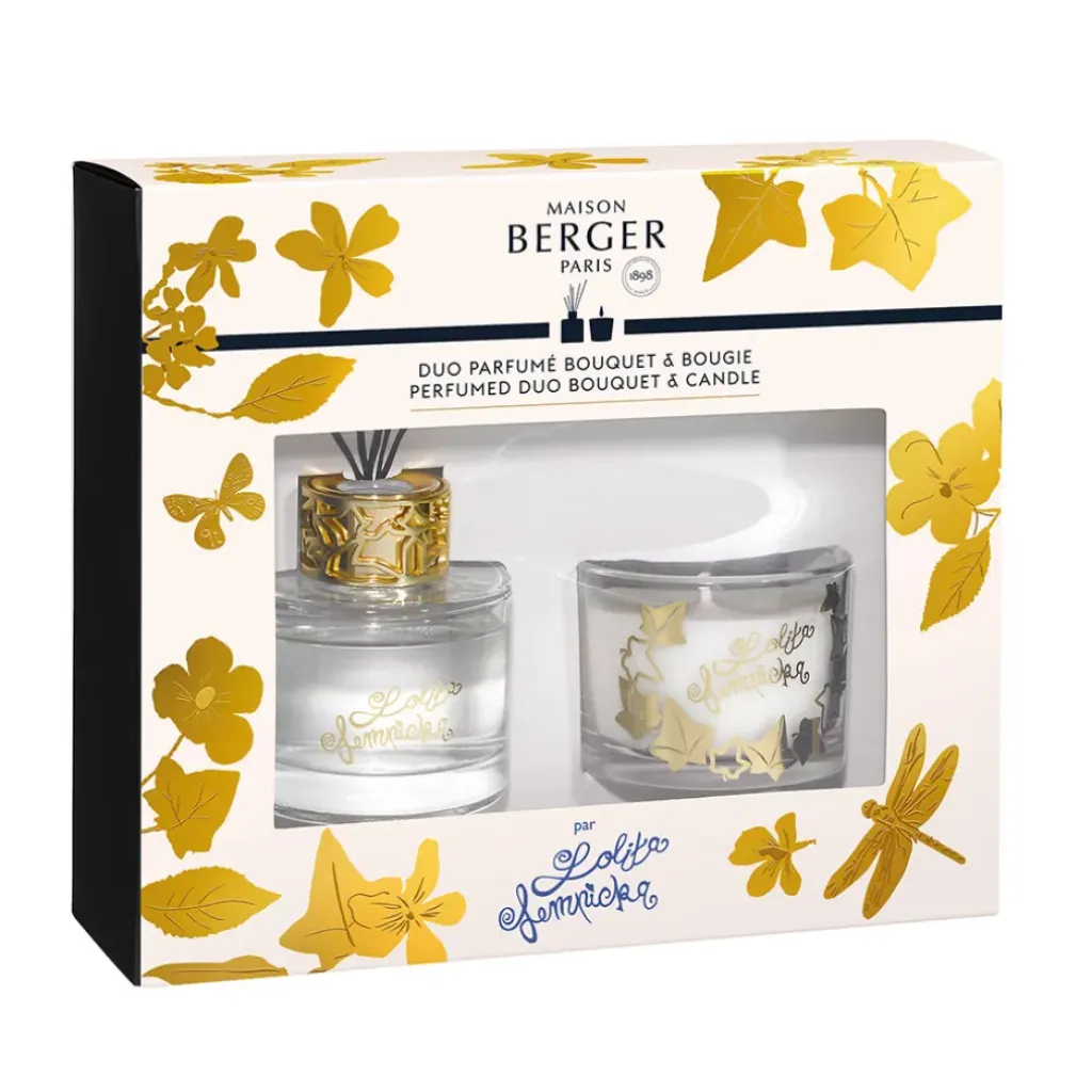 Fabrique de Styles Coffret duo mini bouquet parfumé et bougie - Lolita Lempicka* Bouquets Parfumés