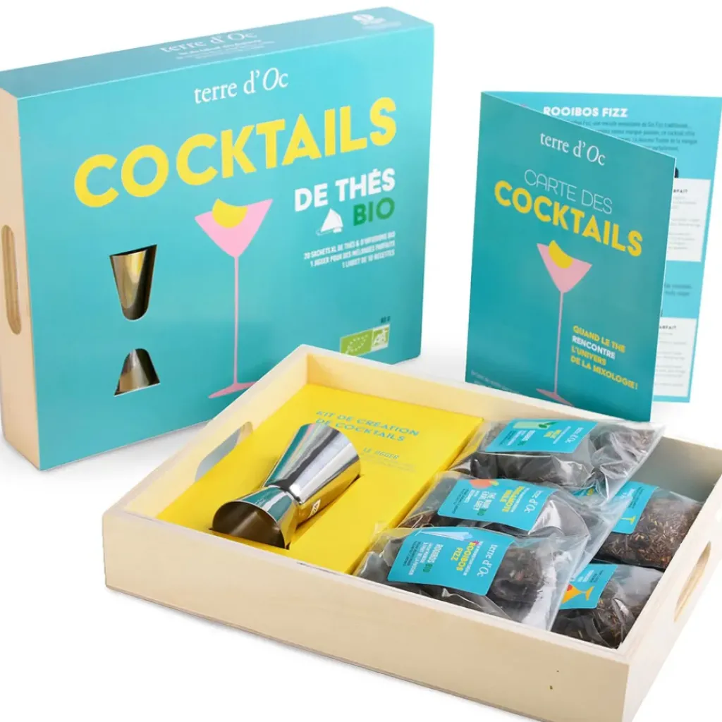 Fabrique de Styles Coffret mixologie cocktails de thés bio* Cafés, Thés Et Infusions