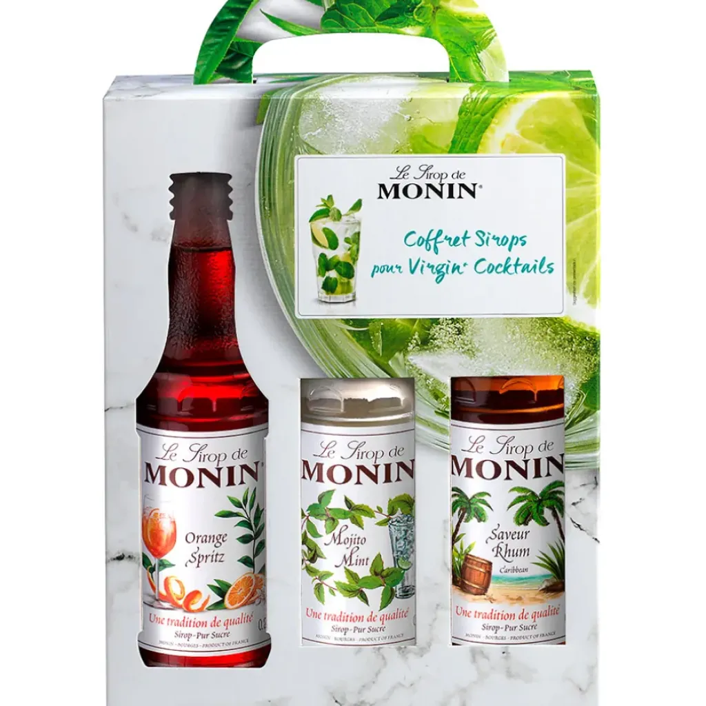 Fabrique de Styles Coffret monin cocktails virgin mojito, rhum, orange spritz - 3x25cl* Boissons Non Alcoolisés