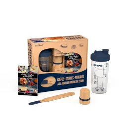 Fabrique de Styles Coffret shaker tampon huileur et spatule crêpe - Myrtille* Ustensibles De Cuisine