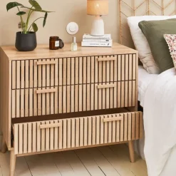 Fabrique de Styles Commode 3 tiroirs en pin naturel - Kara* Commodes