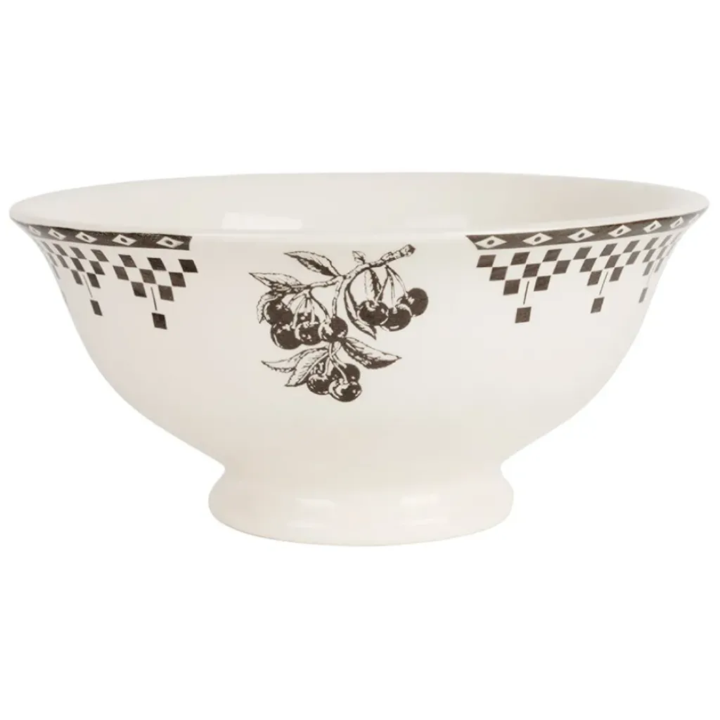 Fabrique de Styles Compotier en faïence 1L - Damier* Plats Et Saladiers