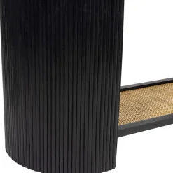 Fabrique de Styles Console 2 niveaux en rotin et bambou - Saori* Consoles