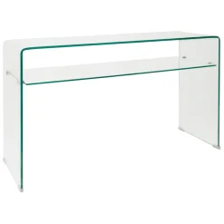 Fabrique de Styles Console 1 étagère en verre trempé - Adela* Consoles
