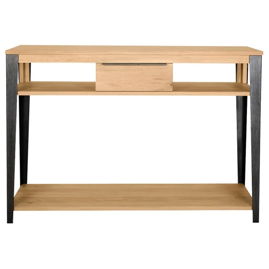 Fabrique de Styles Console 1 tiroir en chêne massif - Manny* Consoles