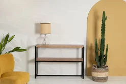 Fabrique de Styles Console en acacia et pieds en fer noir - Brooklyn* Consoles