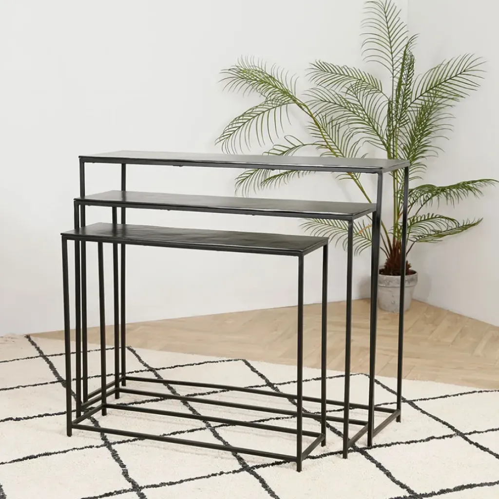 Fabrique de Styles Console gigogne (x3) en fer - Felia* Consoles