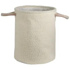 Fabrique de Styles Corbeille en tissu écru h50cm - Bohème*Enfant Déco