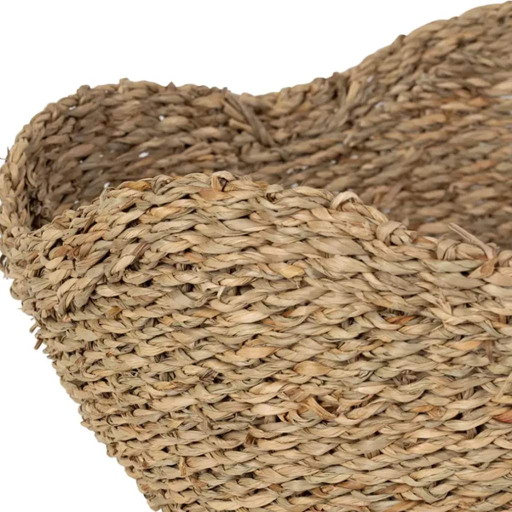 Fabrique de Styles Corbeille (x3) en jonc de mer - Recif* Paniers Et Corbeilles