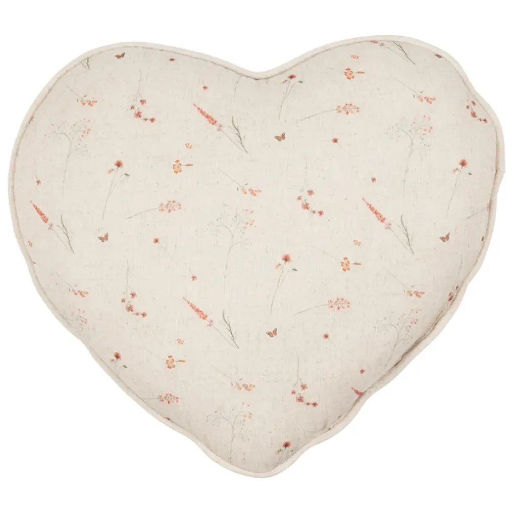 Fabrique de Styles Coussin cœur en coton 40x35cm - Lucile* Coussins Et Housses