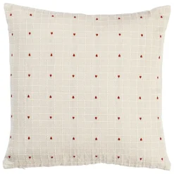 Fabrique de Styles Coussin en coton 45x45cm - P'tits Coeurs* Coussins Et Housses