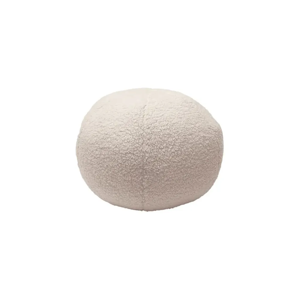 Fabrique de Styles Coussin en tissu blanc d30cm - Teddy* Coussins Et Housses