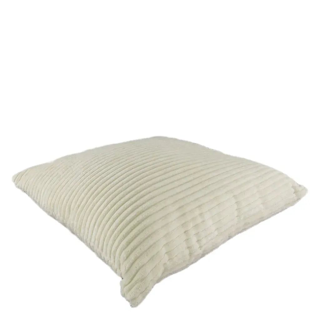 Fabrique de Styles Coussin en tissu cotelet creme 45x45cm* Coussins Et Housses