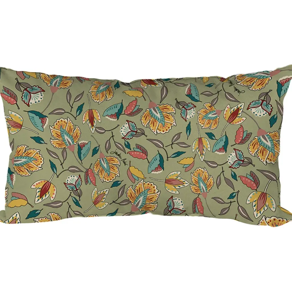 Fabrique de Styles Coussin extérieur en coton 60x50cm - Kerala*Enfant Textiles Outdoor|Jardin