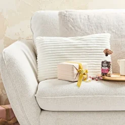 Fabrique de Styles Coussin grosse cotes flanelle en textile 30x50cm* Coussins Et Housses