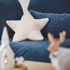 Fabrique de Styles Coussin étoile en tissu bouclette* Coussins Et Housses