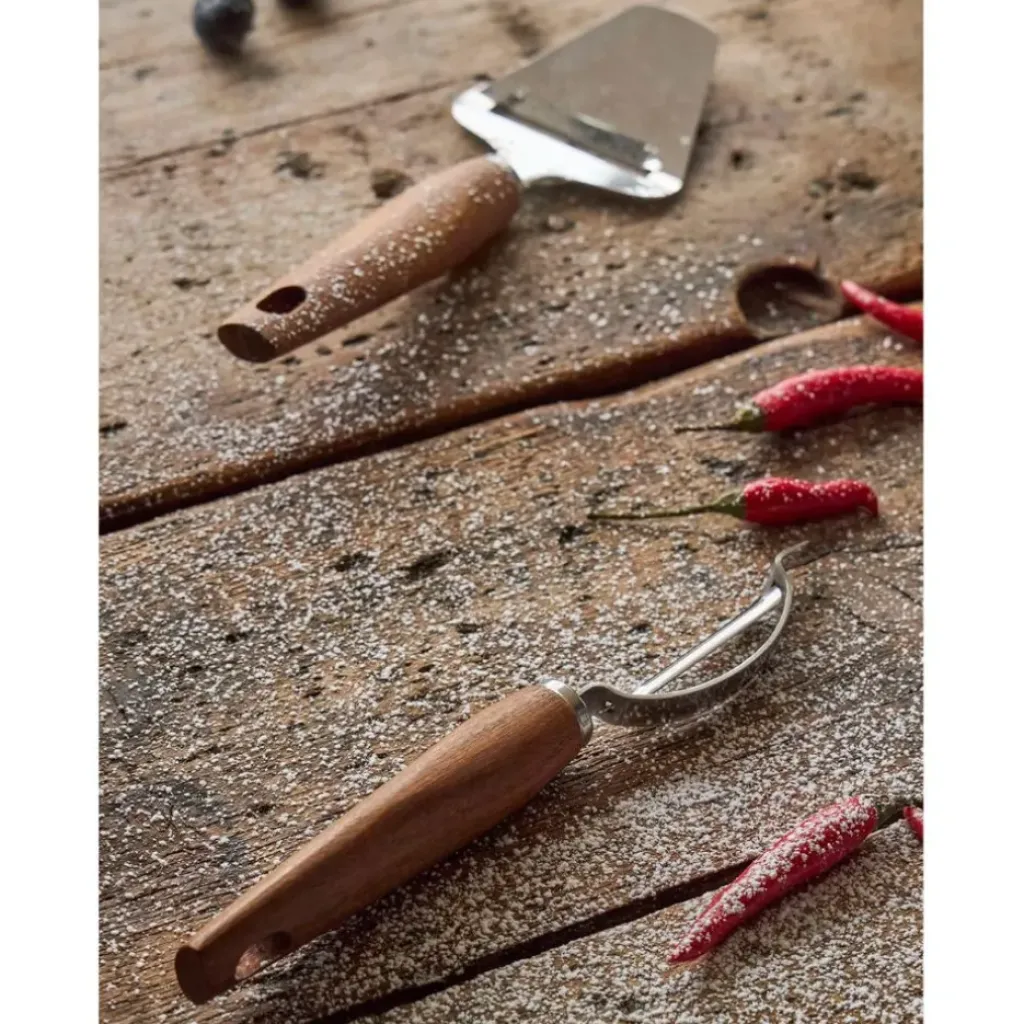 Fabrique de Styles Couteau à fromage en inox et bois - Ablis* Ustensibles De Cuisine
