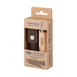 Fabrique de Styles Couteau n°8 en hêtre et inox avec étui* Couverts