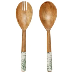 Fabrique de Styles Cous à salade en acacia et résine - palmier* Ustensibles De Cuisine