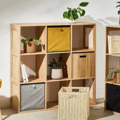 Fabrique de Styles Cube de rangement tresse pliable 30x30xh30cm* Petits Rangements