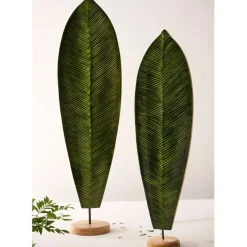 Fabrique de Styles Déco feuille de bananier en manguier h62cm - Sanaga* Petits Objets Déco