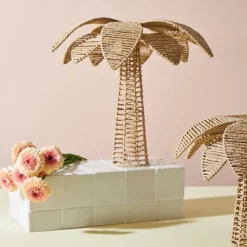 Fabrique de Styles Déco grand palmier en corde et fer h45cm - Palma* Petits Objets Déco