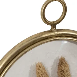 Fabrique de Styles Déco murale médaillon en fer (x3) fleurs séchées* Cadres Déco Et Affiches