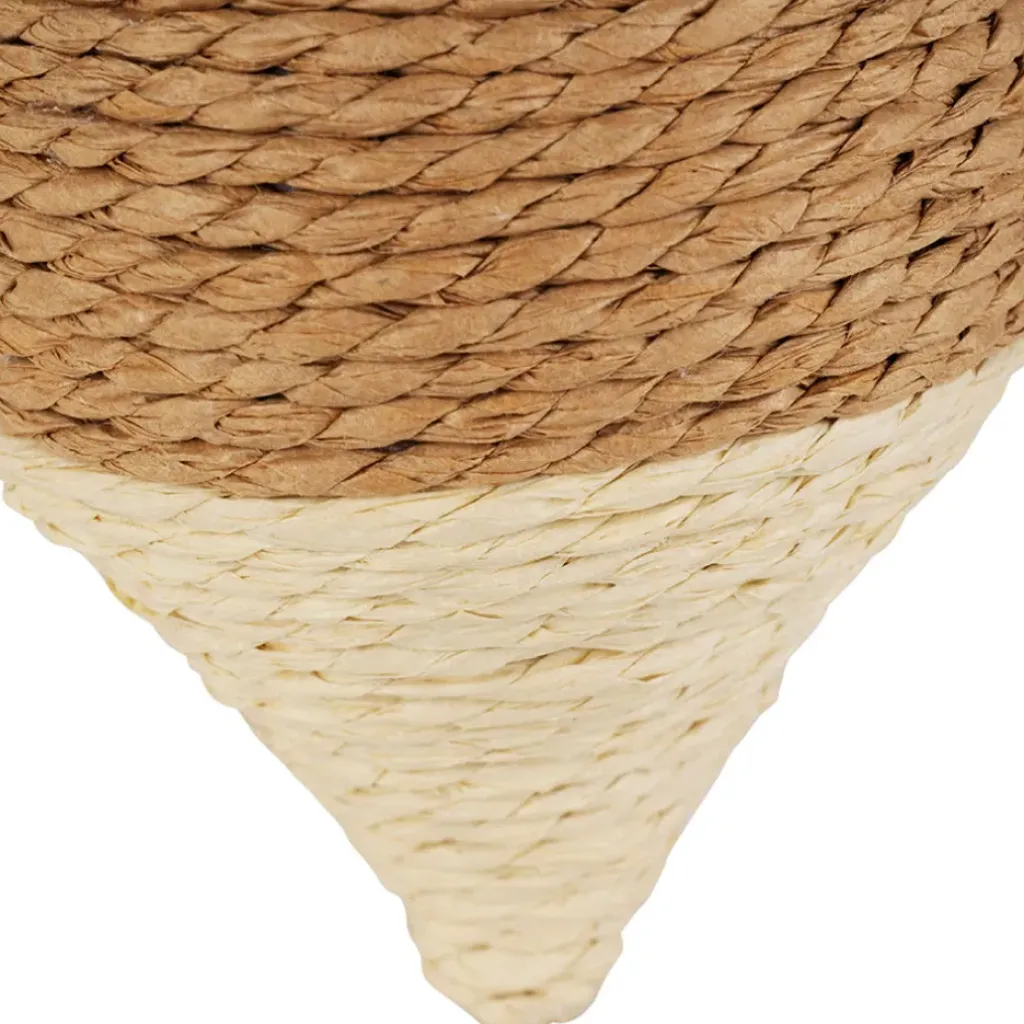 Fabrique de Styles Déco radis en corde brun et beige - P'tit légume*Enfant Déco