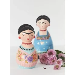 Fabrique de Styles Décoration Frida bleu en dolomite h18cm* Petits Objets Déco